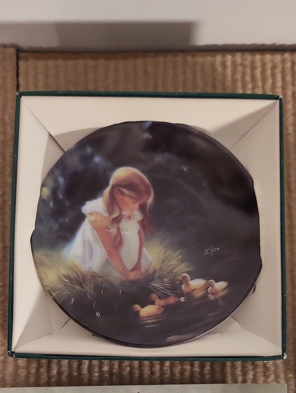 Zolan "Golden Moment" Plate Children & Pets 1984